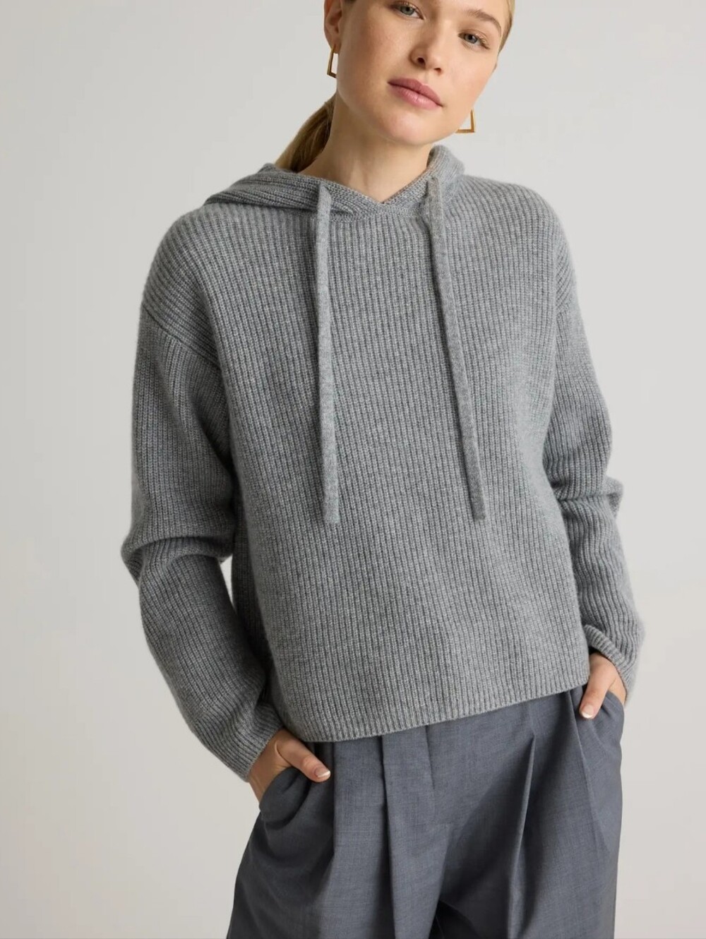 Quince Cashmere Fishermans Sweater